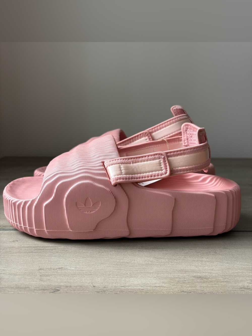Adidas Adilette 22 XLG Slide Wonder Mauve Pink Sandals JQ3275 - Women's Size 10
